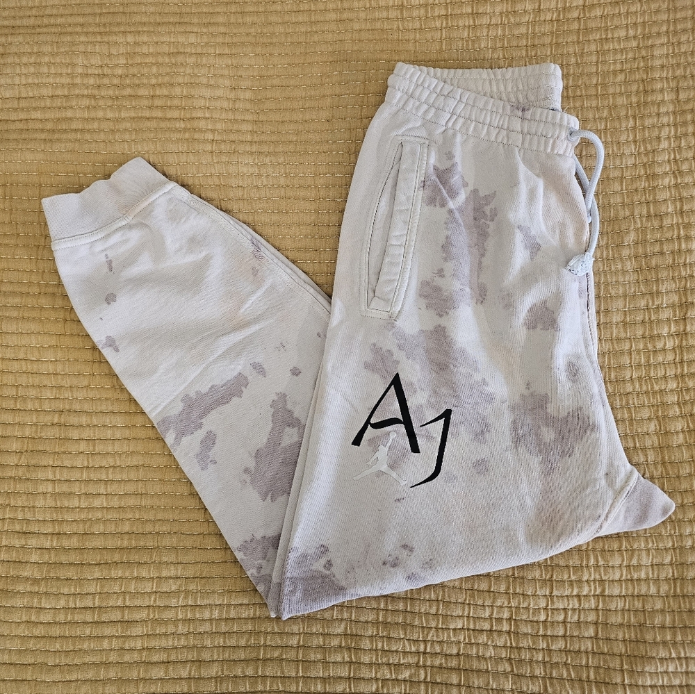 Air‎ Jordan Sport DNA Tie Dye Men's Sweatpants Plum Fog Streetwear Athleisure
